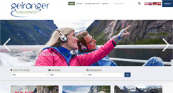 Desktop Screenshot of geirangerfjord.no
